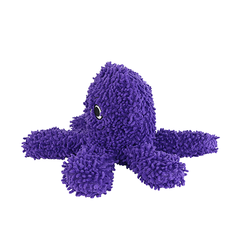 Stuffed Dog Toy - Tuffy - Squeaky - Microfiber Octopus - MD