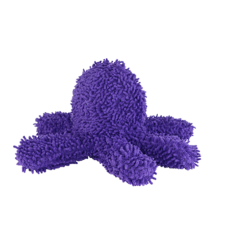 Stuffed Dog Toy - Tuffy - Squeaky - Microfiber Octopus - MD