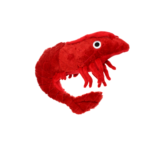Stuffed Dog Toy - Paco Prawn