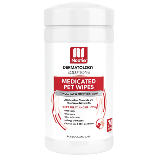 Medicated Pet Wipes - 70ea
