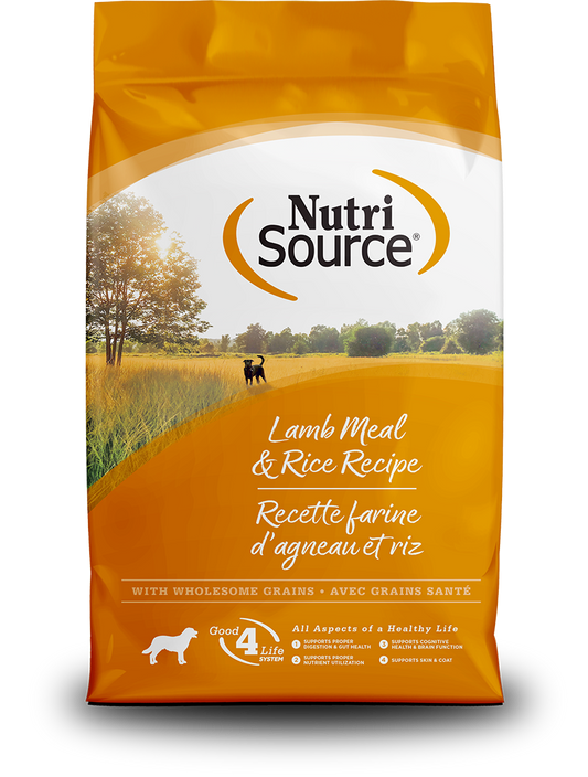 NutriSource Dry Dog Food - Lamb Meal and Rice - 26lb