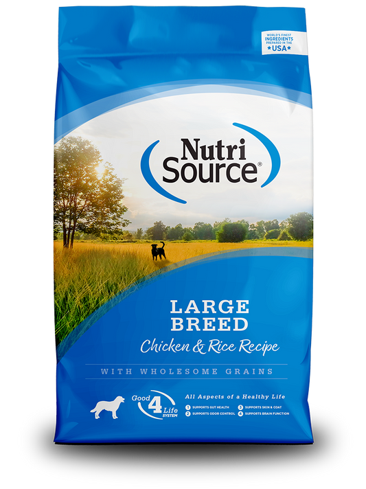NutriSource Dry Dog Food - Chicken & Rice - Large Breed - 26lb