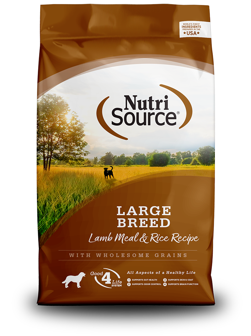 NutriSource Dry Dog Food - Lamb & Rice - Large Breed - 26lb