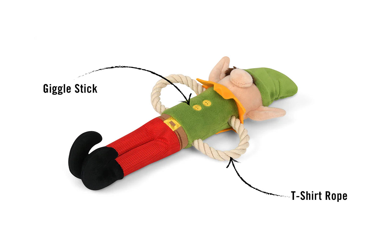 Stuffed Dog Toy - Santa's Elf