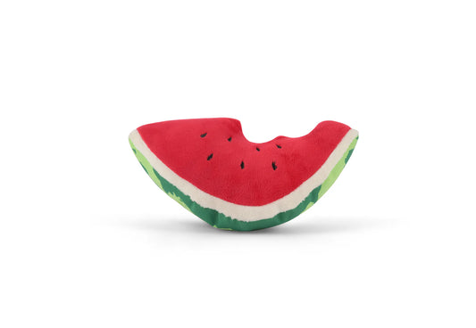 Stuffed Dog Toy - Crinkle Watermelon