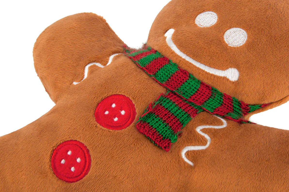 Stuffed Dog Toy - Gingerbread