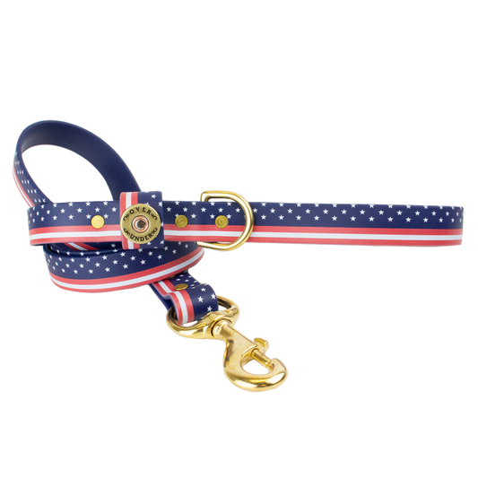 1" x 5ft Mudproof Dog Leash - Patriot