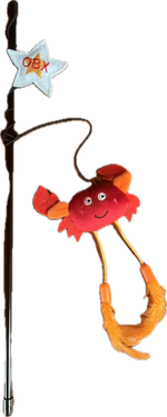 Cat Teaser Wand - Crab Thumbnail