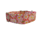 1.5” Ribbon Dog Collar – Daisy, Pink Thumbnail
