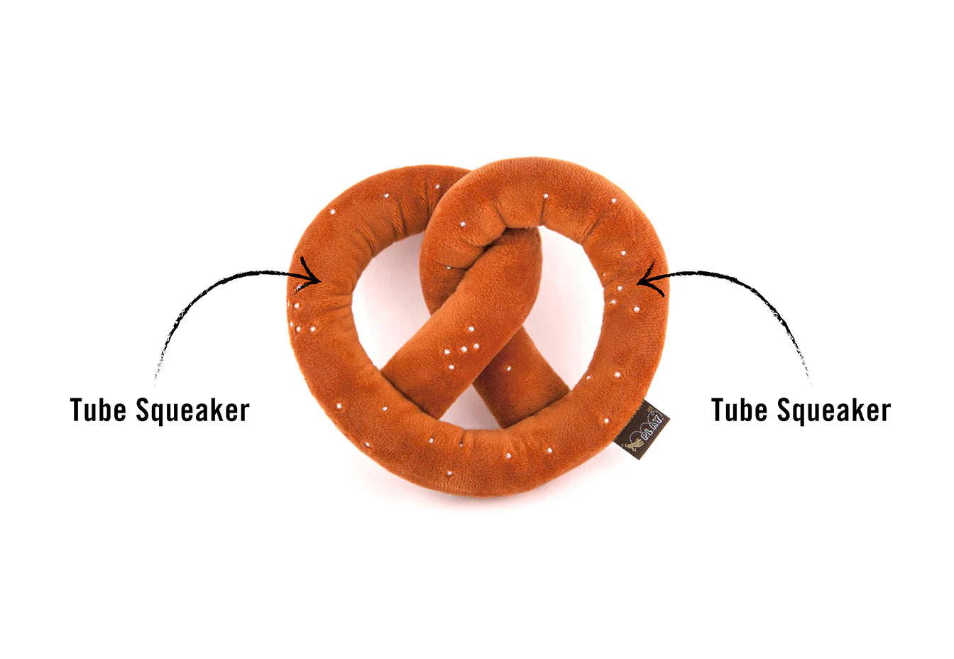 Stuffed Dog Toy - Pretzel