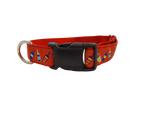 Ribbon Dog Collar – Red Buoys Thumbnail