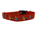 Ribbon Dog Collar – Red Buoys Thumbnail