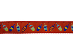 Ribbon Dog Collar – Red Buoys Thumbnail