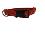 Ribbon Dog Collar – Red Buoys Thumbnail