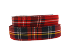 1” x 5ft  Ribbon Dog Leash – Scottish Tartan Thumbnail