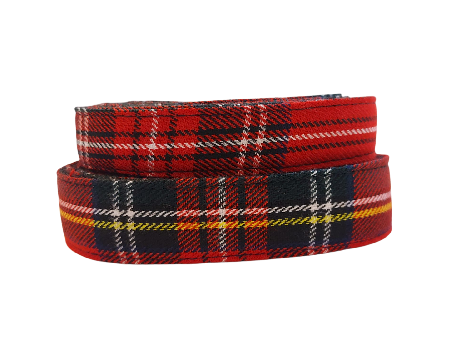 1” x 5ft  Ribbon Dog Leash – Scottish Tartan