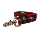 1” x 5ft  Ribbon Dog Leash – Scottish Tartan Thumbnail
