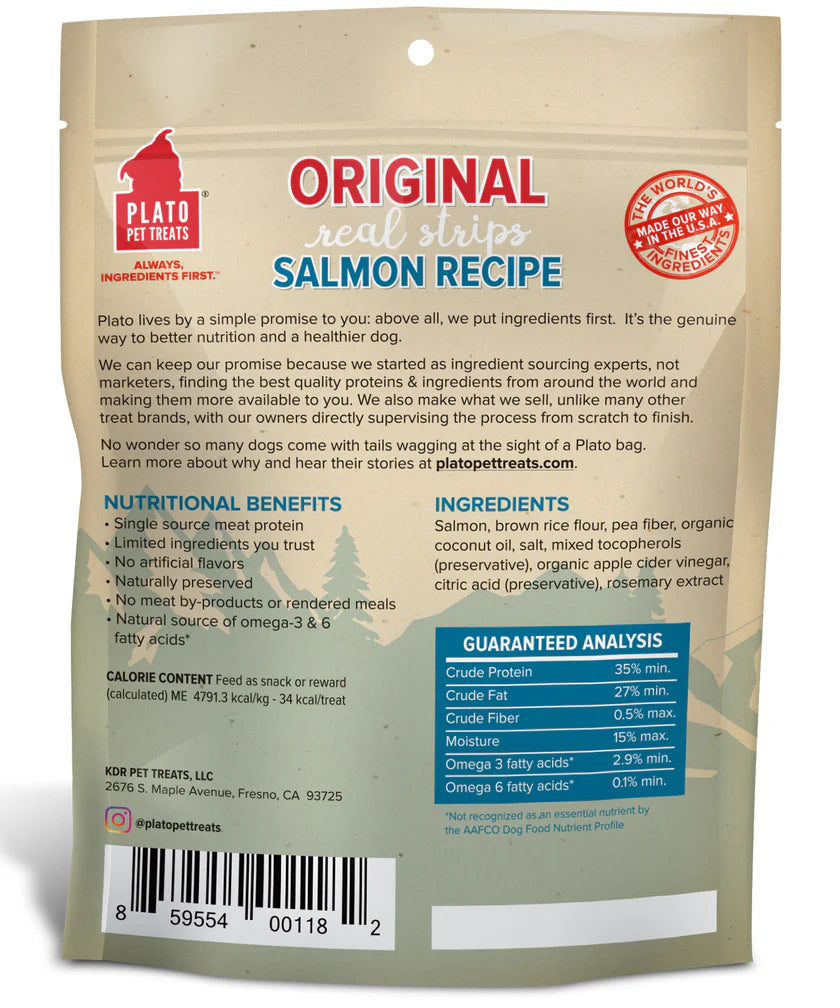 Salmon Strips - 6oz / 18oz