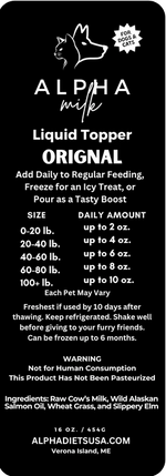 AlphaDiets – Liquid Dog Food Topper - 16oz Thumbnail