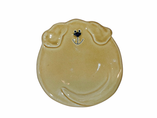 Dog Dish – SM – Solid Yellow