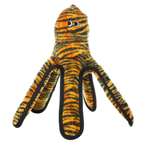 Stuffed Dog Toy - Tiger Octopus