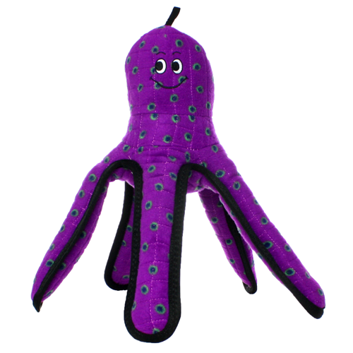 Stuffed Dog Toy - Purple Octopus
