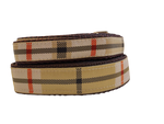 1” x 5ft  Ribbon Dog Leash – Windsor Plaid Thumbnail