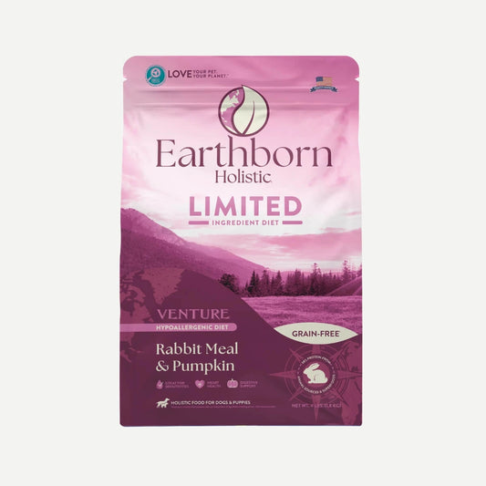 Earthborn Dry Dog Food - Rabbit and Pumpkin - 25lb