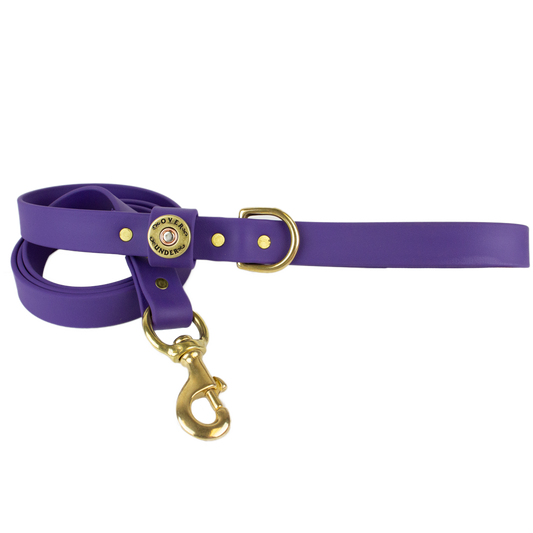 1" x 5ft Mudproof Dog Leash - Purple