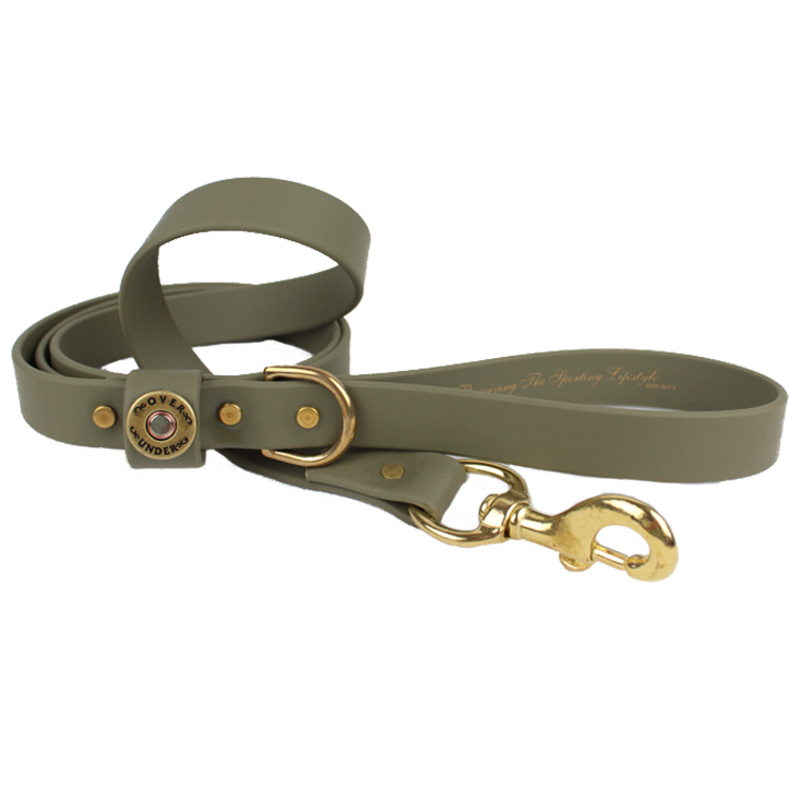 1" x 5ft Mudproof Dog Leash - Olive Green