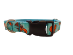 Ribbon Dog Collar – Aqua Lobster Thumbnail