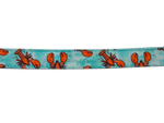 Ribbon Dog Collar – Aqua Lobster Thumbnail