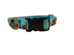Ribbon Dog Collar – Aqua Lobster Thumbnail