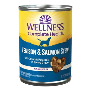 Wellness Wet Dog Food - Venison & Salmon Stew - 12.5oz