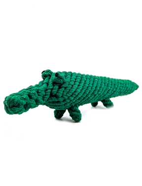 Dog Chew Toy - Rope Alligator LG
