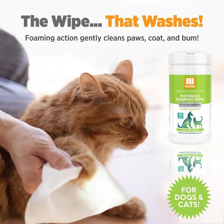 Waterless Shampoo Wipes - 70ea
