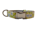 1” Ribbon Dog Collar – Daisy, Yellow Thumbnail