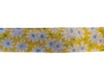 1” x 5ft  Ribbon Dog Leash – Daisies, Yellow Thumbnail