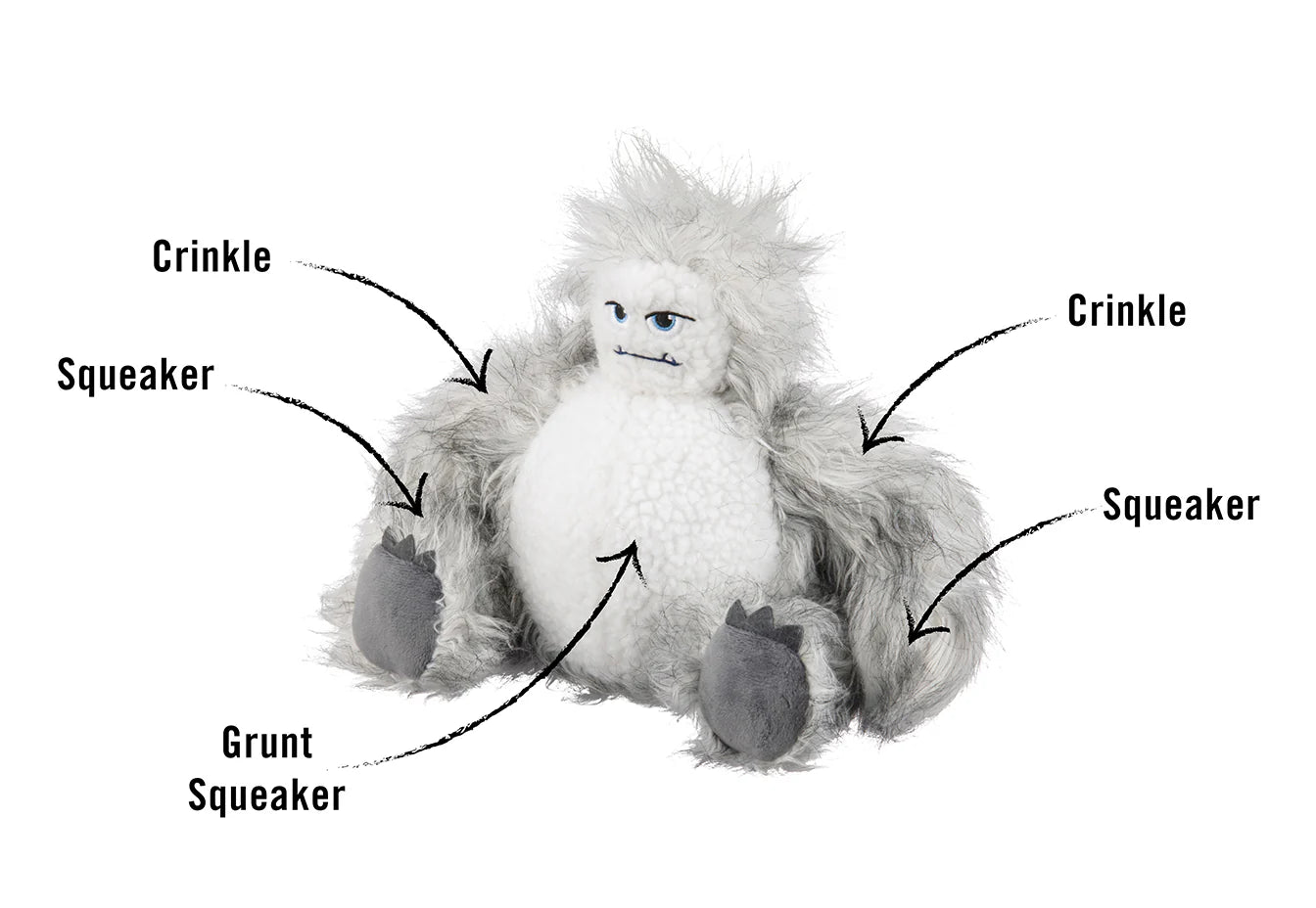 Stuffed Dog Toy - Yeti