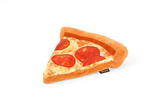 Stuffed Dog Toy - Crinkle Pizza