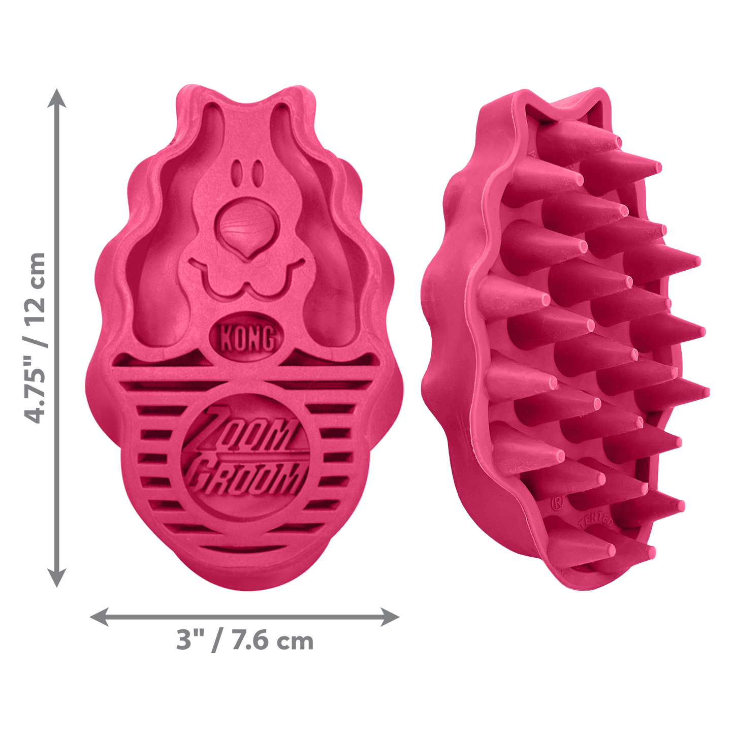 Zoom Groom Dog Curry Brush