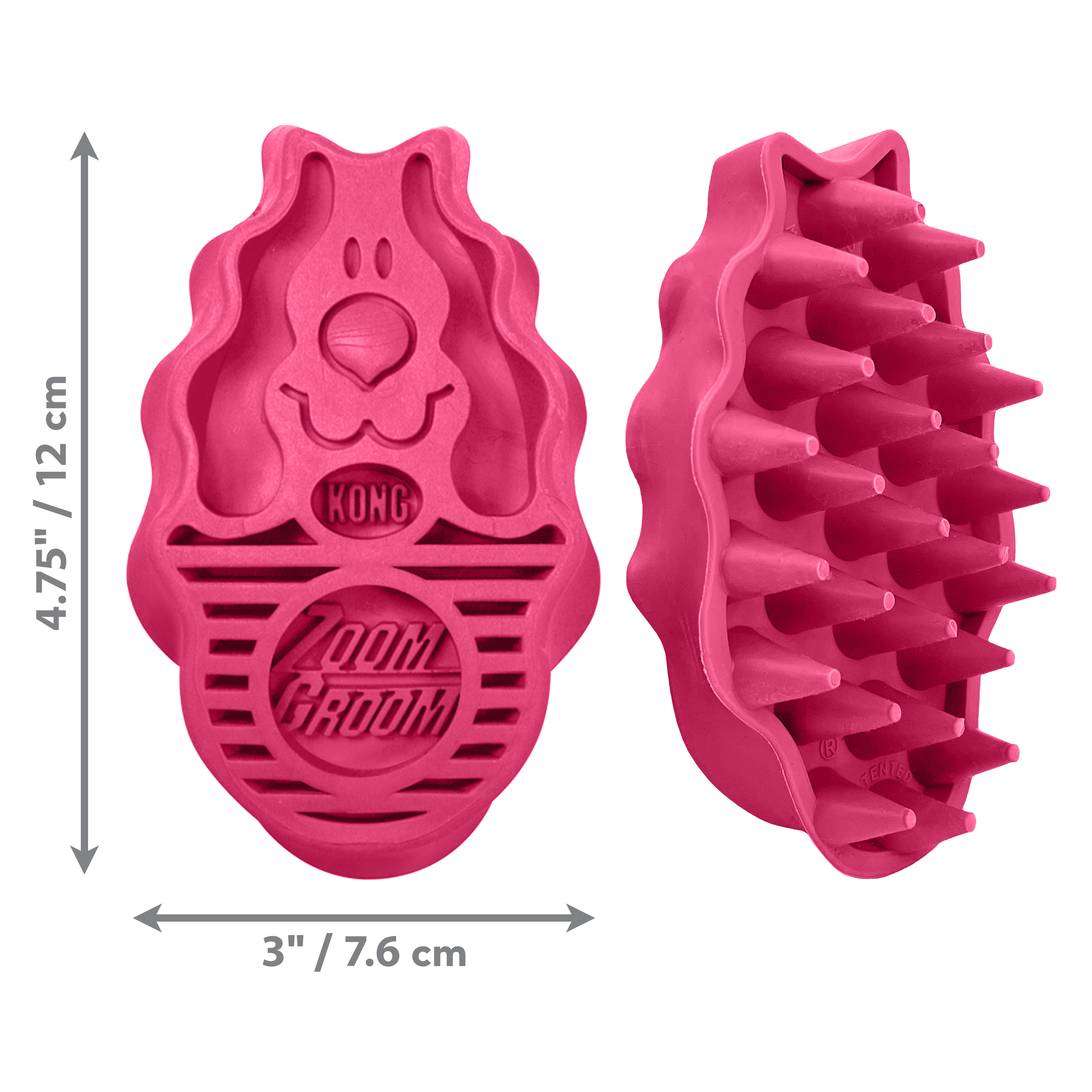 Zoom Groom Dog Curry Brush