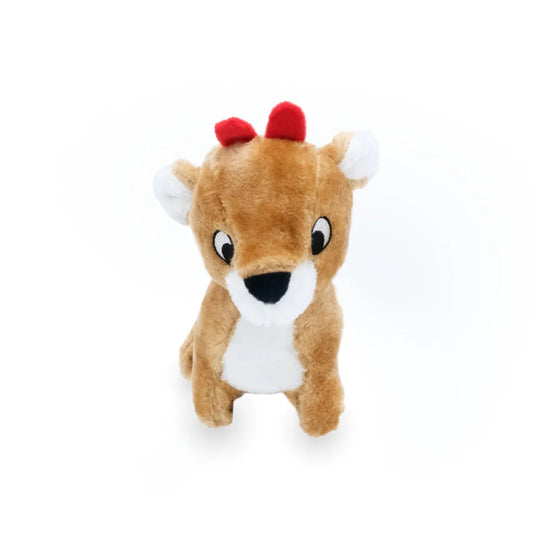 Stuffed Dog Toy - Holiday Reindeer
