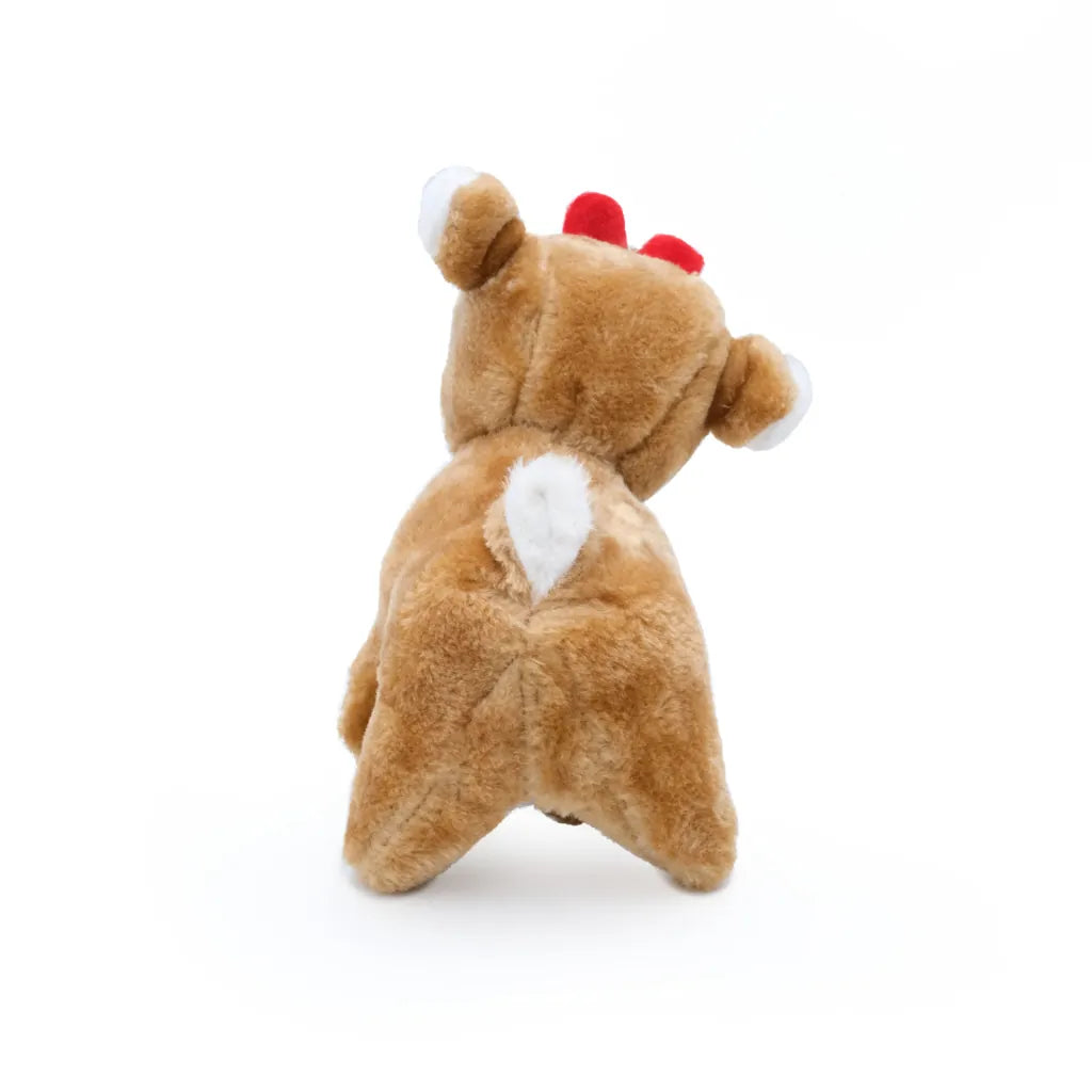 Stuffed Dog Toy - Holiday Reindeer