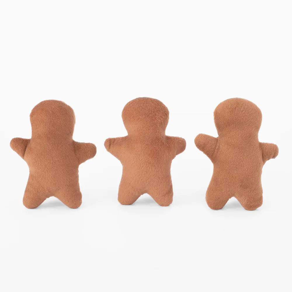 Stuffed Dog Toy - Mini Gingerbread Man