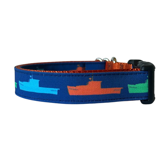 Ribbon Dog Collar – Maine Lobster Boats