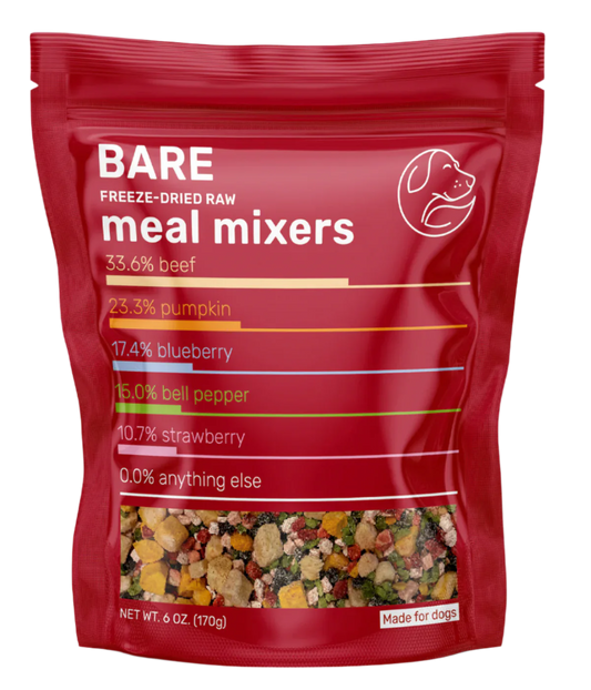 Bare Meal Mixers – Dog Food Topper – Beef – 6oz