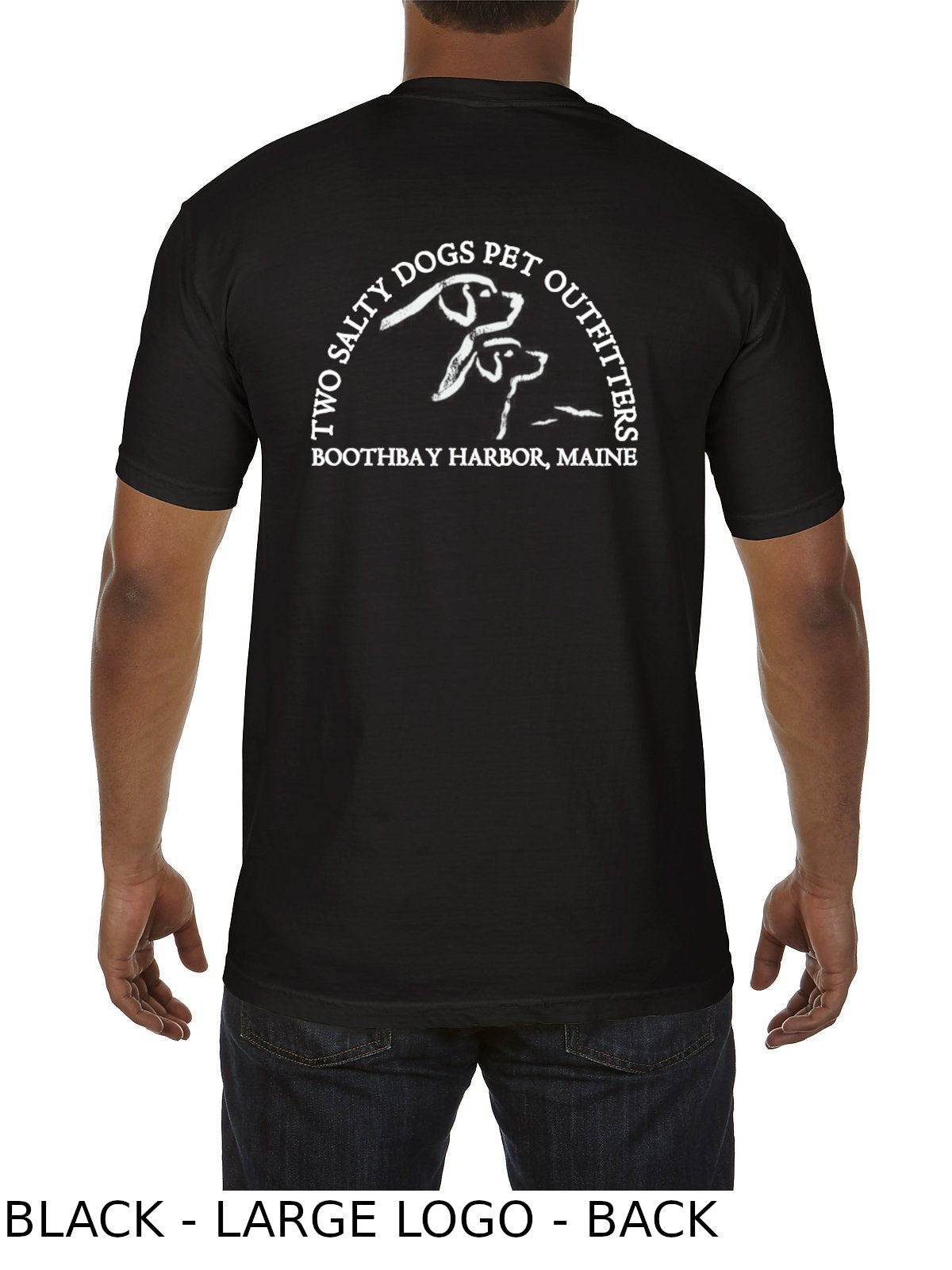 Short Sleeve T-Shirt - Two Salty Dogs Logo