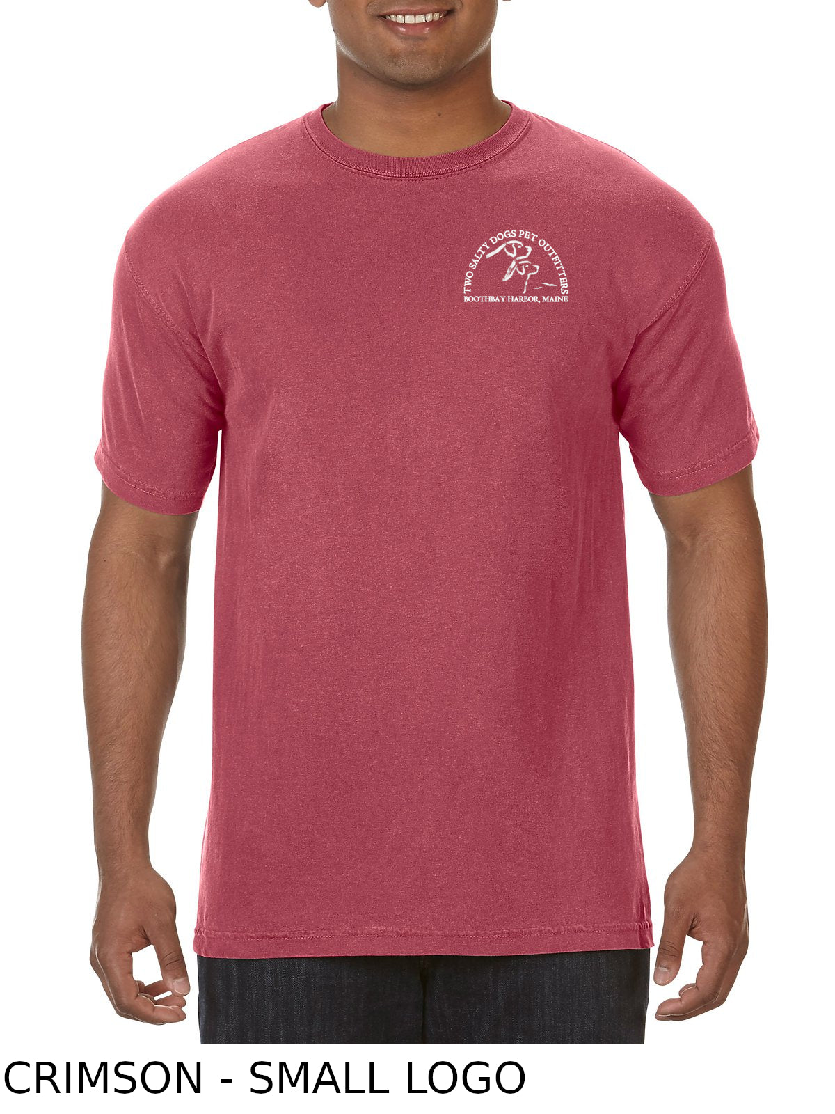 Short Sleeve T-Shirt - Two Salty Dogs Logo