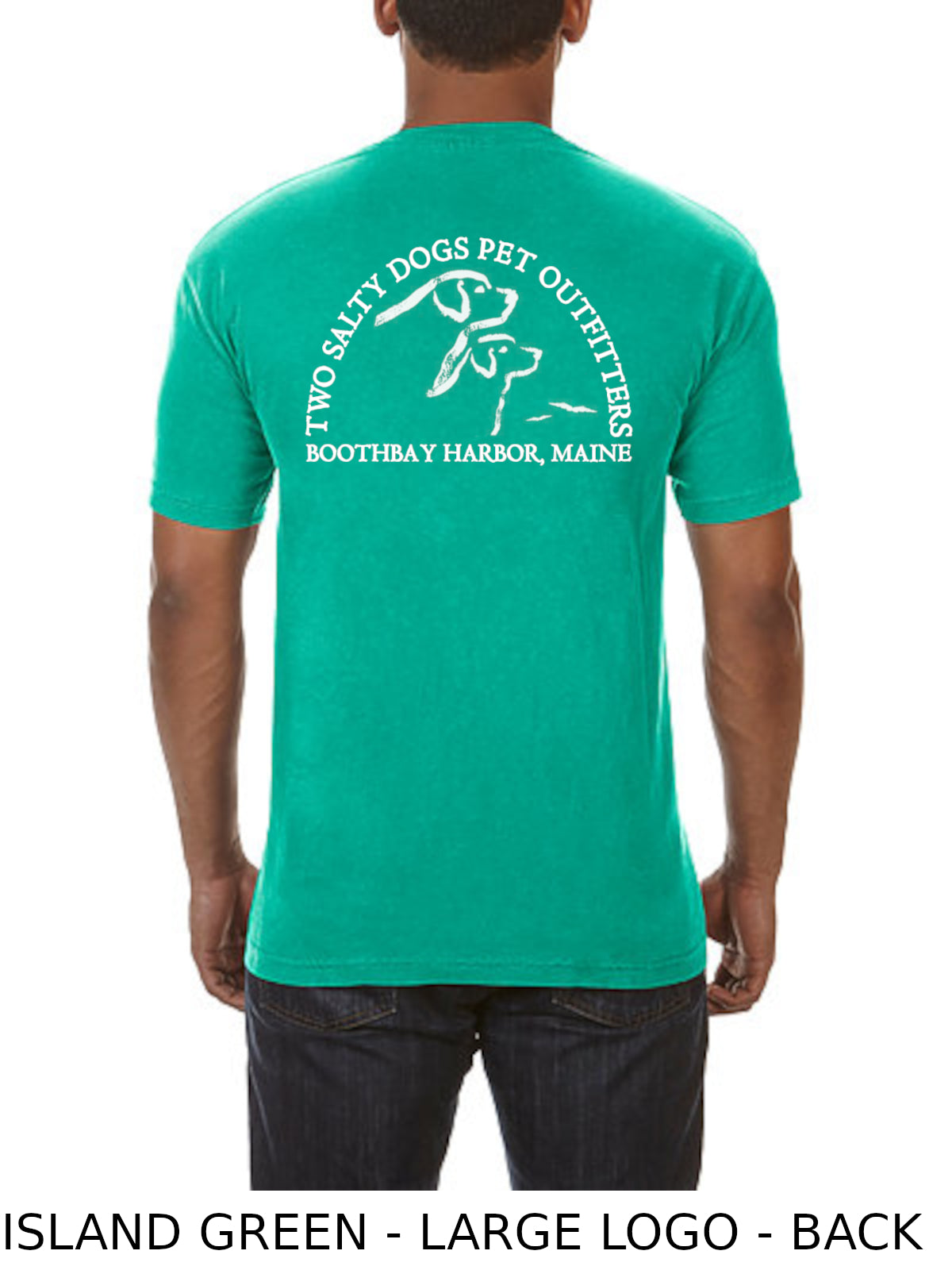 Short Sleeve T-Shirt - Two Salty Dogs Logo